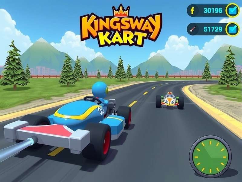 Kingsway Kart Gameplay Screenshot